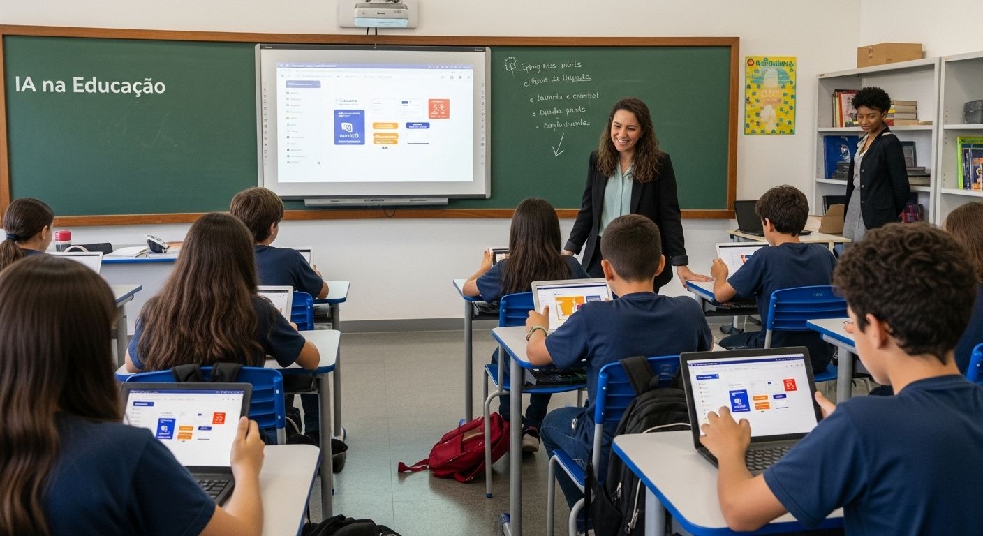 IA educação sala de aula