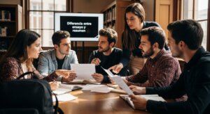 Diferencia entre ensayo y resumen: guía clara para estudiantes