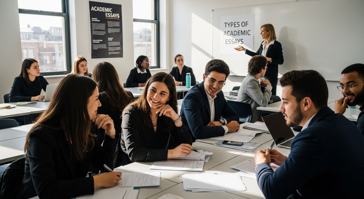 types of academic essays classroom