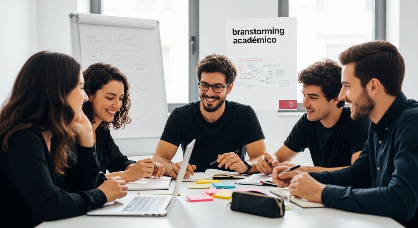 brainstorming académico estudantes